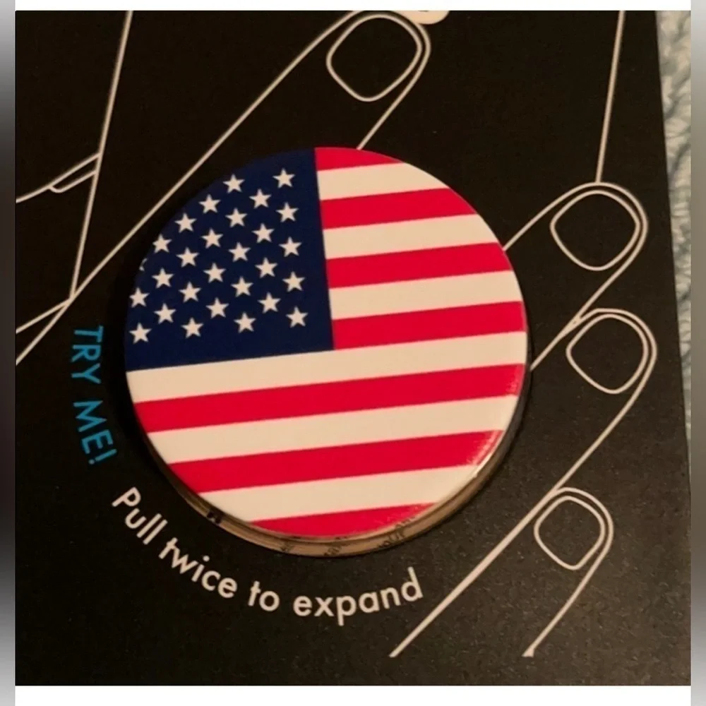 NWT All American Flag Popsockets Phone Grip and Stand Pop & Collapse